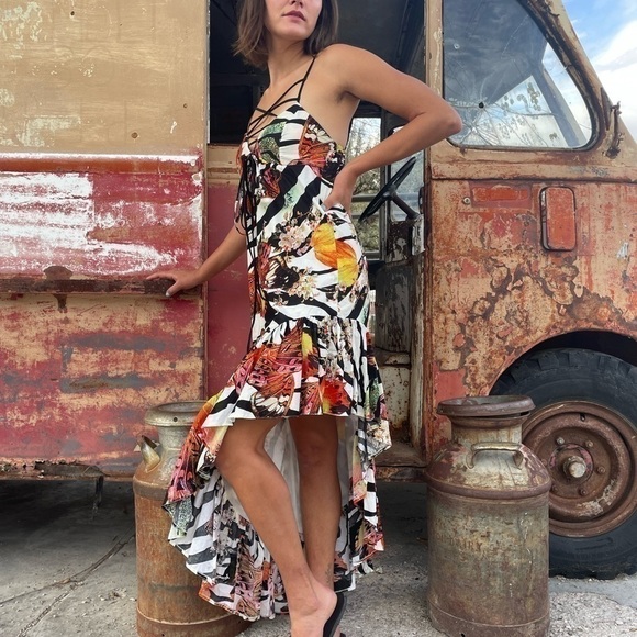 🌈 pasCucci gypsy butterfly dreams 🦋 goddess dress